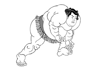 浮世絵　相撲取り　その52
