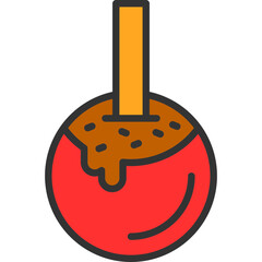 Caramel Apple Icon
