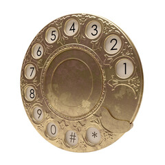 Brass Rotary Phone Dial