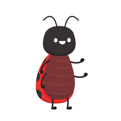 ladybug vector. ladybug on white background. wallpaper. symbol.