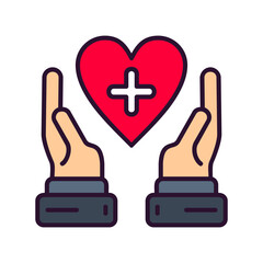 Obraz premium Medical Insurance Icon