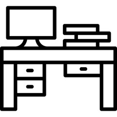 Office Table Icon
