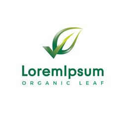 naturally verify organic logo template