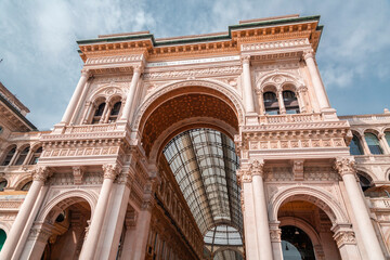 The Galleria Vittorio Emanuele II, Milan, Lombardy, Italy