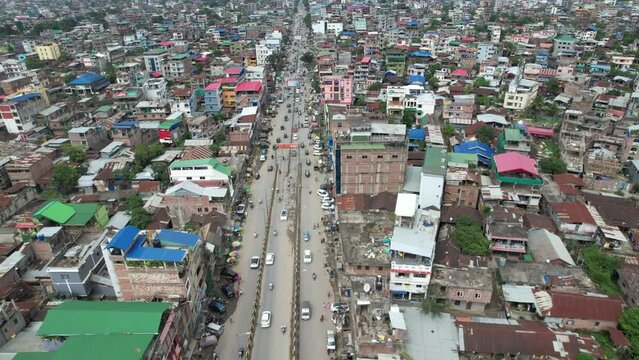 Imphal is the capital of Manipur, a state in northeastern India. On the Imphal River, Kangla Fort was once the seat of local rulers, and now houses relics.
