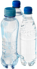 Naklejka premium Three Water Bottles - Isolated