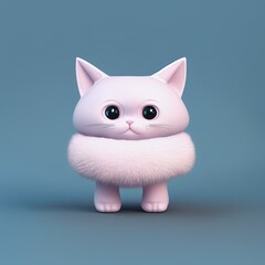 Fototapeta premium little kitten character 