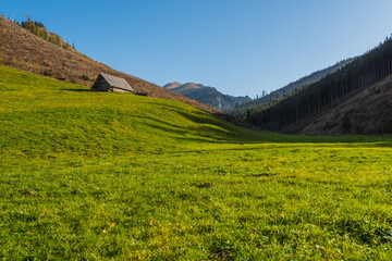 landscape with mountains and sky