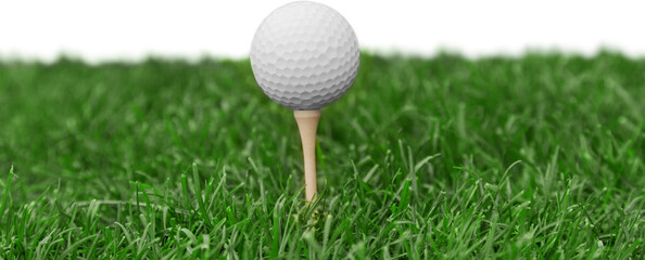 Golf Ball on a Tee