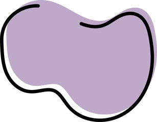 Fashion stickers for sale with bubbles draw by hand a large