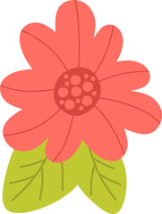 flowers happy Easter vector illustration