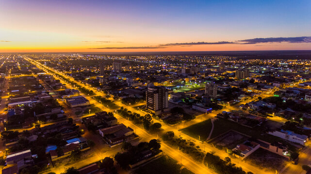 Por do Sol em Lu&iacute;s Eduardo Magalh&atilde;es - Bahia