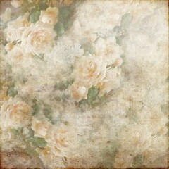 Vintage Yellow Roses 144