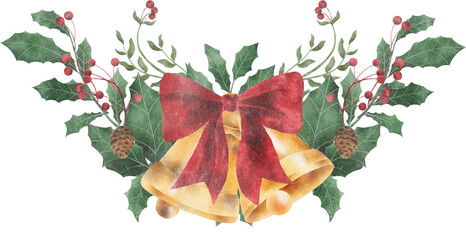 Watercolor Christmas Flower