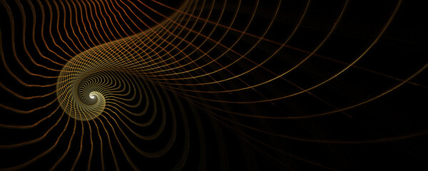 Abstract golden ratio lines background
