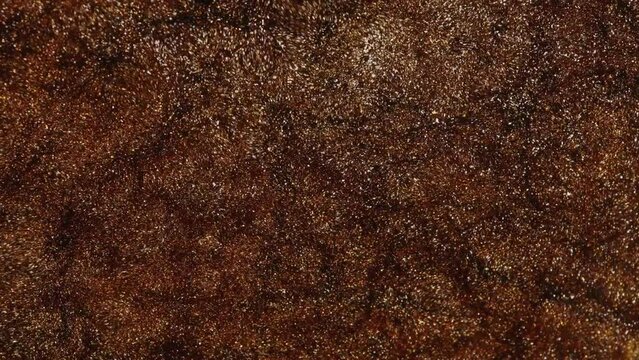 Liquid under particle abstract background. luid art drawing video, abstract acrylic texture with colorful waves.