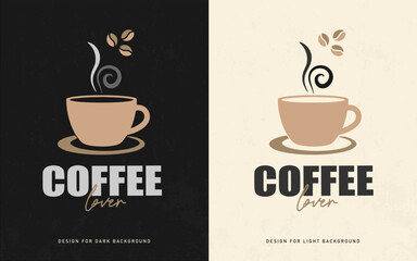 coffee lover t shirt design template