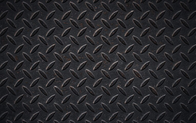 texture of dark colored old metal surface background	