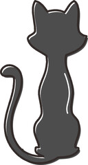 Abstract Lineart International Cat Day