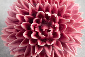 flowers and homemade Zephyr on a light background close-up