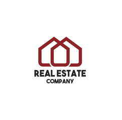 Real Estate Logo. Construction Architecture Building Logo Design Template Element
