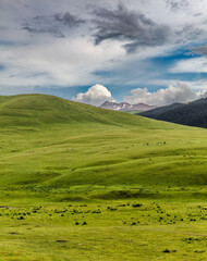 landscape with clouds