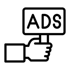 ads line icon