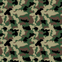 Camouflage Seamless Pattern for party, anniversary, birthday. Design for banner, poster, card, invitation and scrapbook
