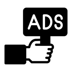 ads glyph icon