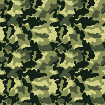 Camouflage Seamless Pattern for party, anniversary, birthday. Design for banner, poster, card, invitation and scrapbook
