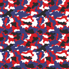 Bright Camouflage Seamless Pattern for party, anniversary, birthday. Design for banner, poster, card, invitation and scrapbook

