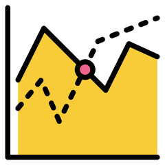 intersect point analytic compare icon