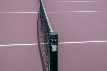 Close Up Of A Tennis Net At Amsterdam The Netherlands 2019