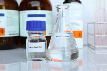 isopropyl in glass, chemical in the laboratory and industry