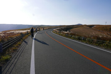 The Aso area is home to the world’s biggest inhabited volcanic caldera, known as Mount Aso.  It’s also Japan’s largest grassland area and home to some gorgeous scenery.