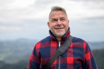 Man with a beard and a lumberjack jacket