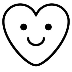 smile happy cool emoji heart icon