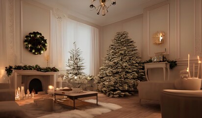 Beautyfull christmas living room