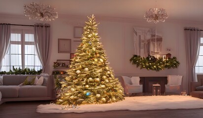 Christmas living room 