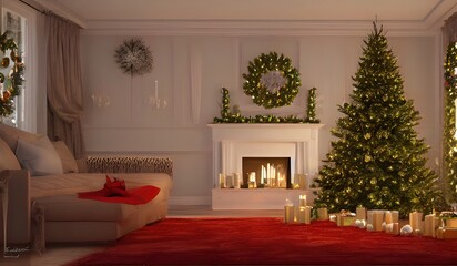 Christmas living room 