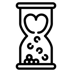 time love relationship romance icon
