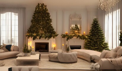 Christmas living room 