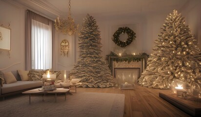 Christmas living room 