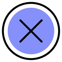 Fototapeta premium delete remove interface media icon