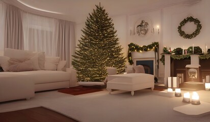 Christmas living room 