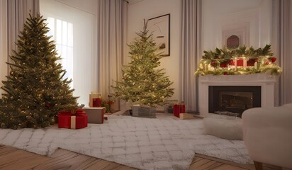Christmas living room 