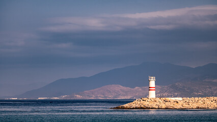 small coastal lighthouse