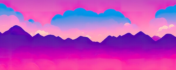 fondo de montañas coloridas