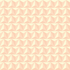 Seamless pattern with triangles. Illusion of volume, 3 d, polygonal picture