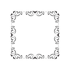 Frame, in the style of an ornament, Vector illustration eps 10, Art.	